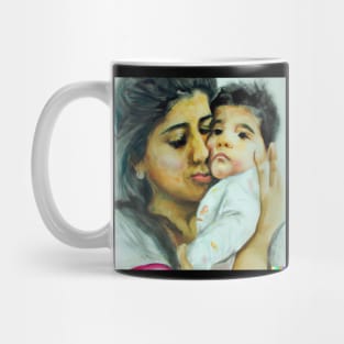 A mother and her baby Mug